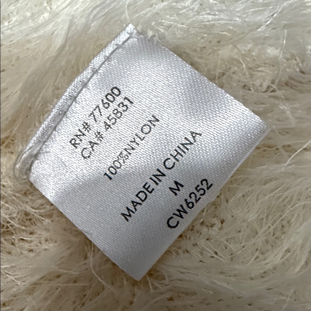 Chaser Fuzzy V-Neck Sweater - Navy and Cream - Picture 6 of 7